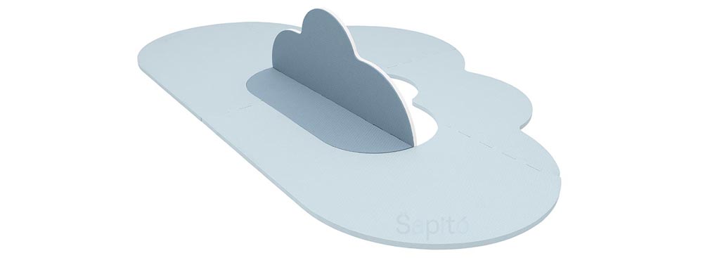 Quut Playmat S - Herní podložka Obláček – šedá